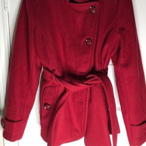 Red Trench coat